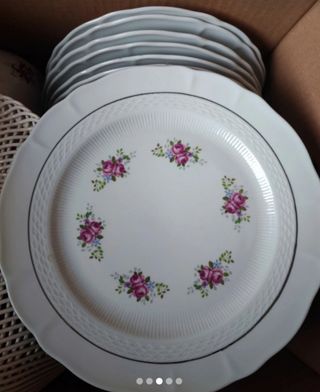 Vajilla porcelana.80 piezas,platos,café,ensala