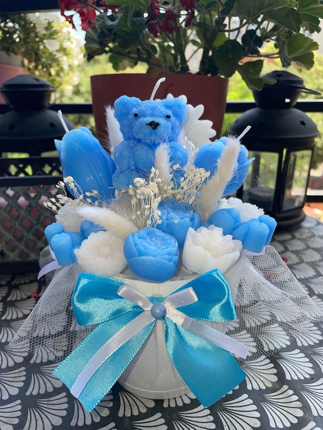 Ramo flores de velas