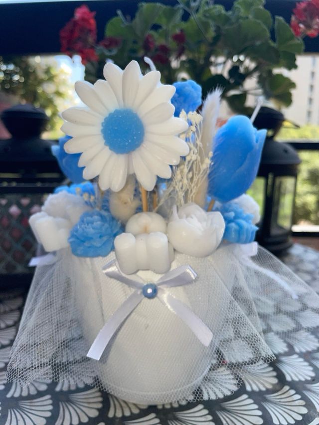 Ramo flores de velas