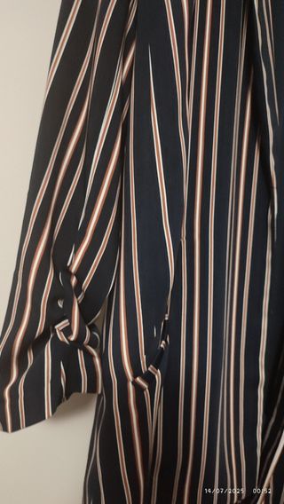 Chaqueta rayas azul marino