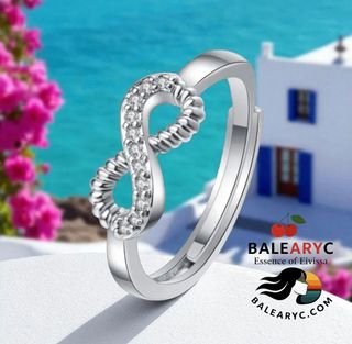 Anillo Infinito Plata Ajustable
