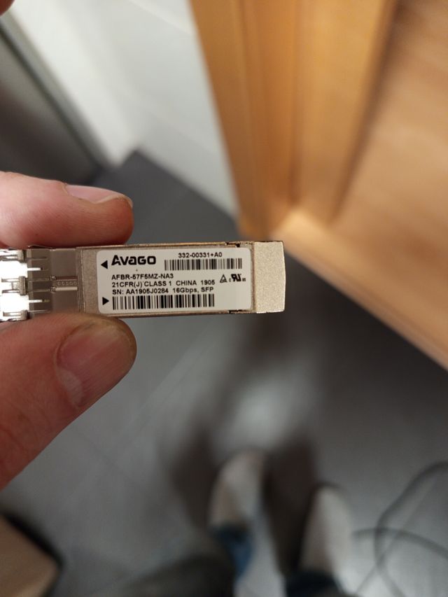 Transceptor óptico Avago 16Gbps SFP