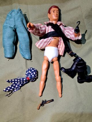 Madelman Pirata Garfio Figura de Acción Años 70