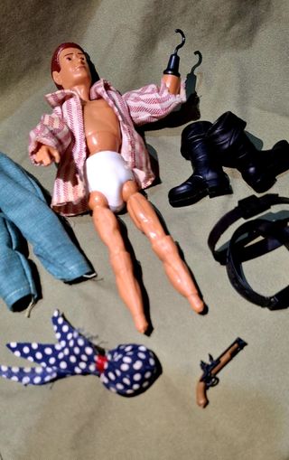 Madelman Pirata Garfio Figura de Acción Años 70