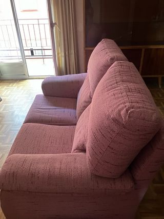 Sofá 2 plazas - Rosa