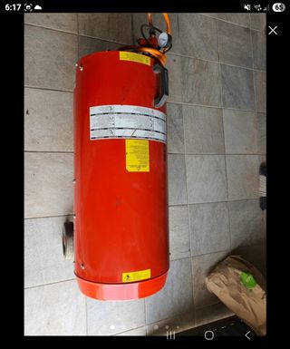 Cañon aire caliente