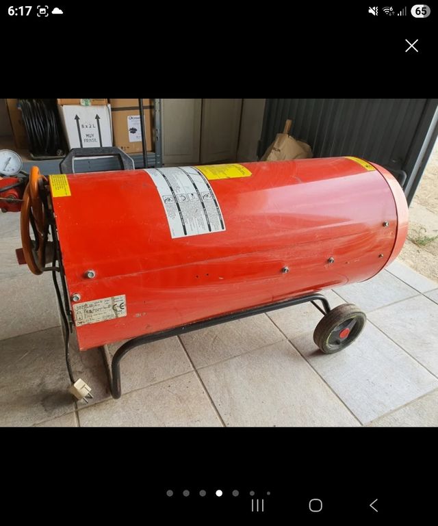 Cañon aire caliente