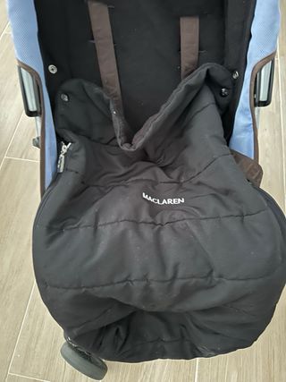 Silla de paseo McLaren. azul y marron