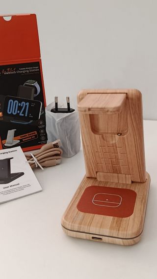 Base carga inalámbrica 3 en 1