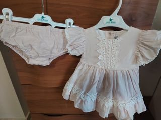 Vestido ceremonia bebé 12 meses