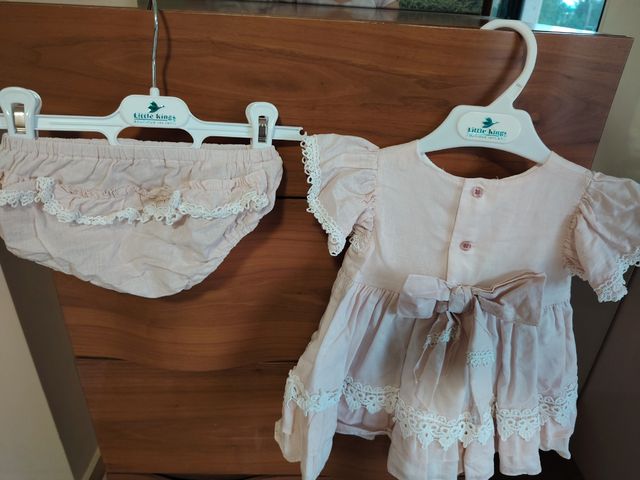 Vestido ceremonia bebé 12 meses