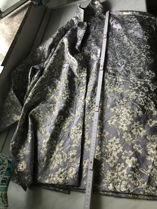 Giacca fiori lilla  dorato