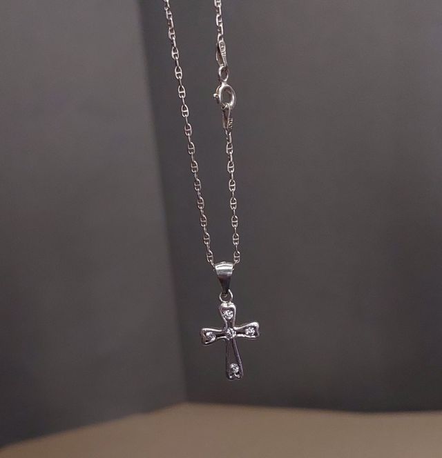 Crucifijo plata 925 - Cadena