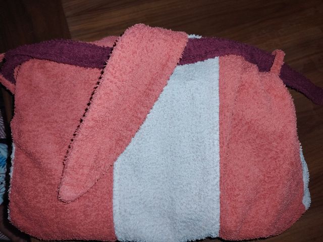 Albornoz infantil 5 años - Rosa