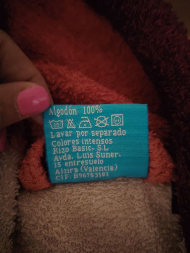 Albornoz infantil 5 años - Rosa