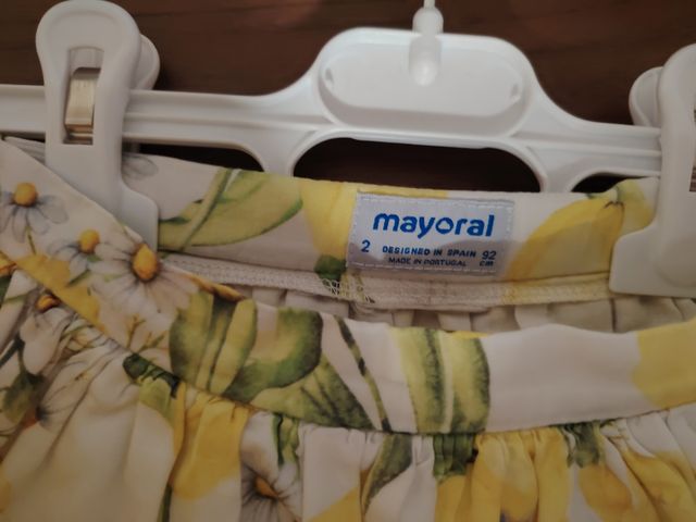 Conjunto Mayoral niña 2 años: falda+chaqueta