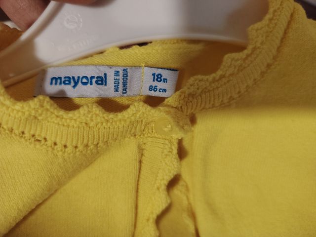 Conjunto Mayoral niña 2 años: falda+chaqueta