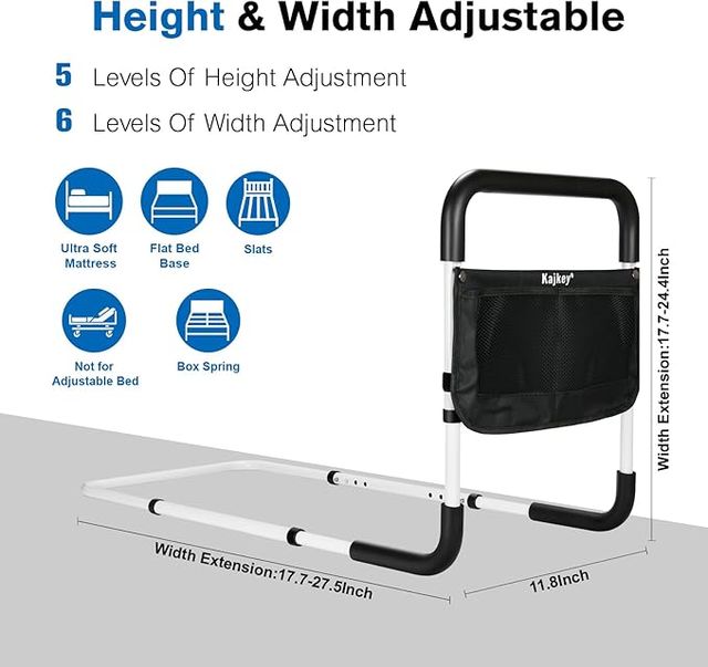 Barandilla Cama Ajustable Kajkey