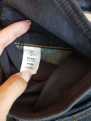 5 Pantalones premamá - Azul & Negro