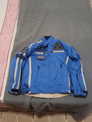 Chaqueta moto niño 8 años | Azul