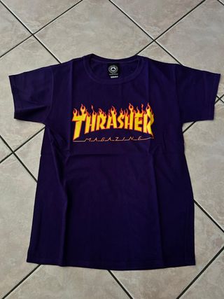 Maglietta Thrasher viola tg M