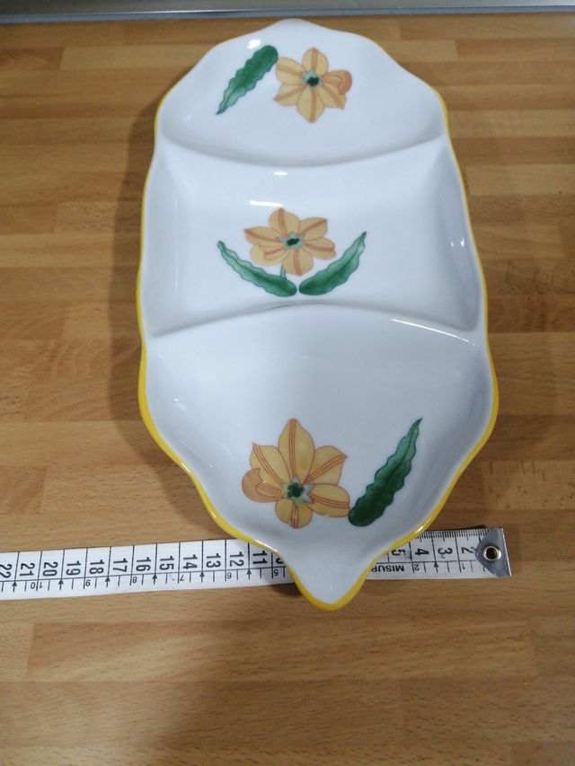 Bandeja aperitivo 3 secciones