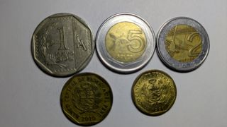5 Monedas Perú: Soles y Céntimos