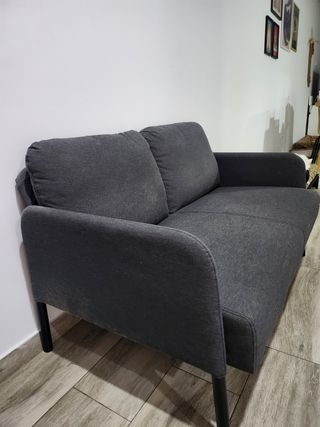 Sofá 2 plazas Glostad Ikea - Gris oscuro