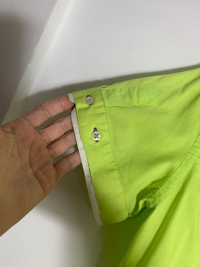 Camisa 7camicie verde M - manga corta