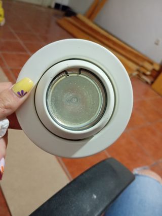 Foco empotrable blanco