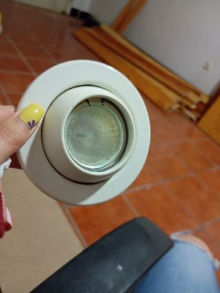Foco empotrable blanco
