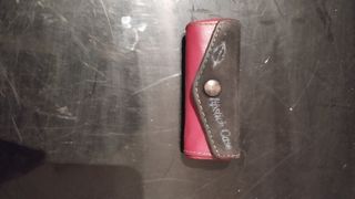 Estuche pintalabios vintage rojo-negro