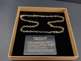 E714381-1 Cadena Oro 18K 29Cm