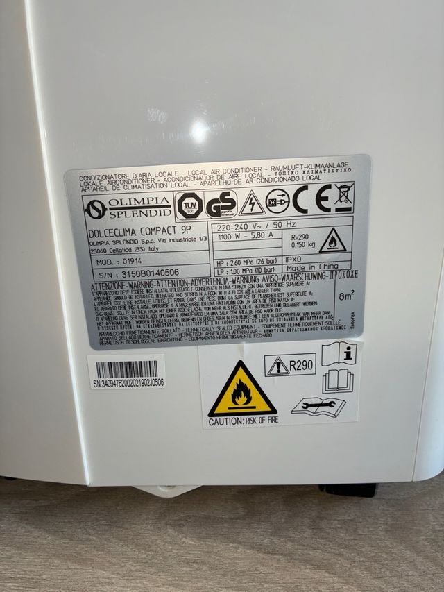 Olimpia Splendid Dolceclima 9P - Aire acondicionad