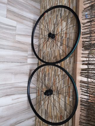 Llantas Bontrager ,la llanta trasera aro fisurado.