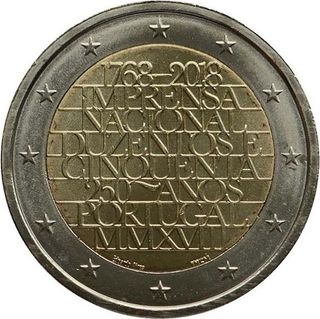 2 € Portugal 2018 Conmemorativas