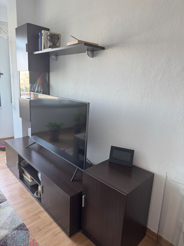 Mueble TV salón -marrón wengue