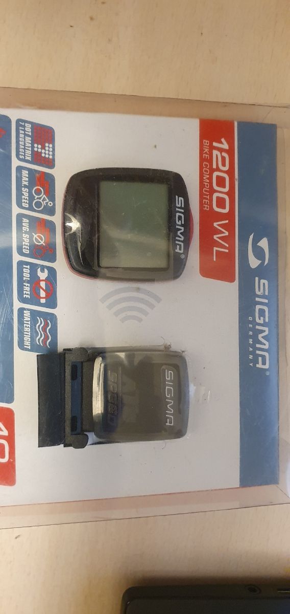 Ciclocomputador Sigma 1200 WL - 12 funciones