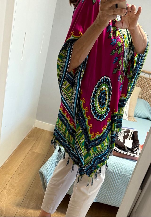 Camisola étnica multicolor