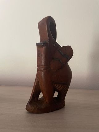 Elefante legno & termometro Galileo 