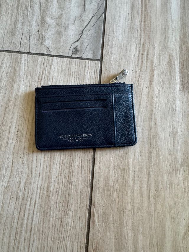 Porta carte A.G. Spalding & Bros blu
