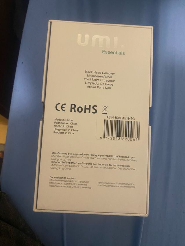 Limpiador facial de poros umi. - 4 cabezales