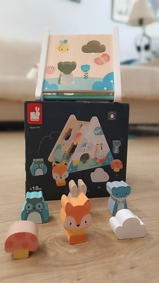 Janod - Juego encajes madera +18m