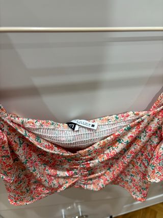 Top Zara flores 