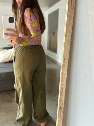 Top Flores Transparente