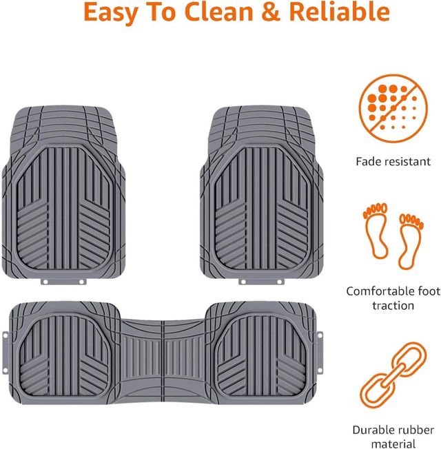 Tappetini Auto Gomma - 3pz