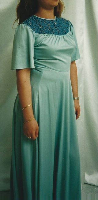 VESTIDO DAMA azul