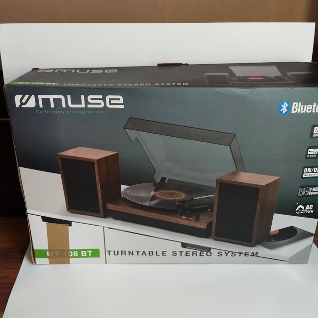 Giradiscos Muse MT-108 marrón