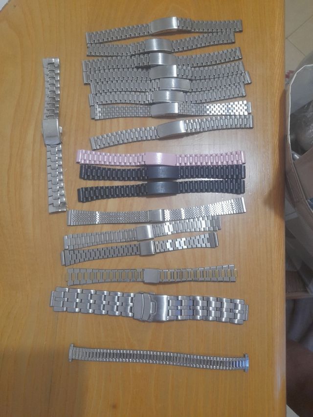 Cinturini Orologi Acciaio - 18pz nuovi