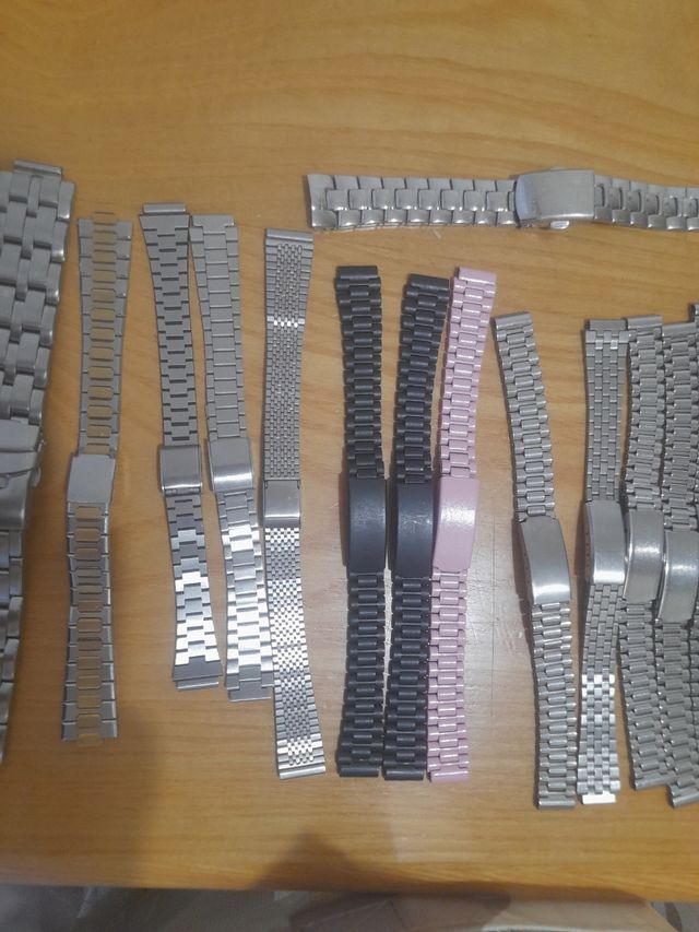 Cinturini Orologi Acciaio - 18pz nuovi